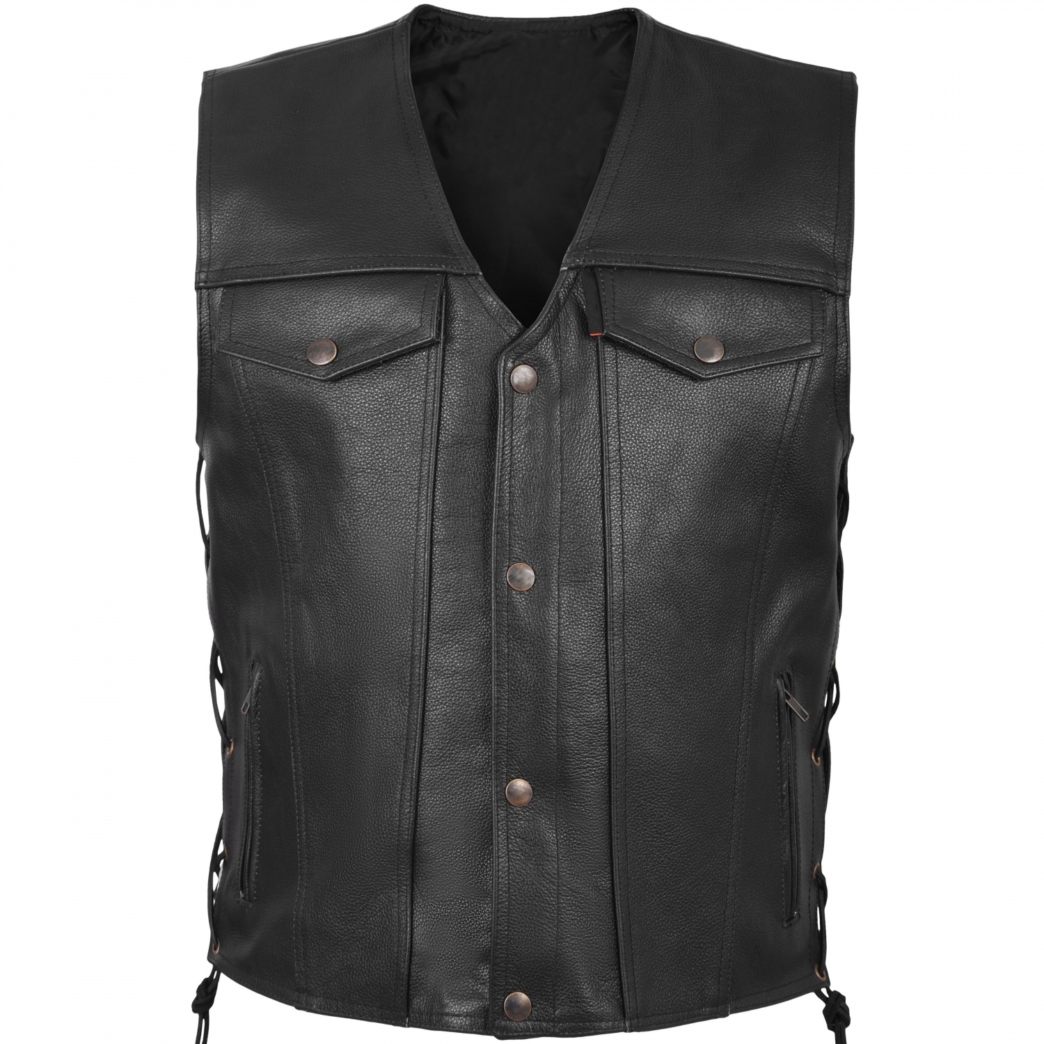 Men�s Motorcycle Leather Vest